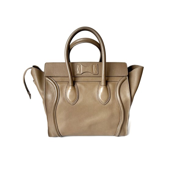 Celine Luggage Grainy Leather Tote Bag